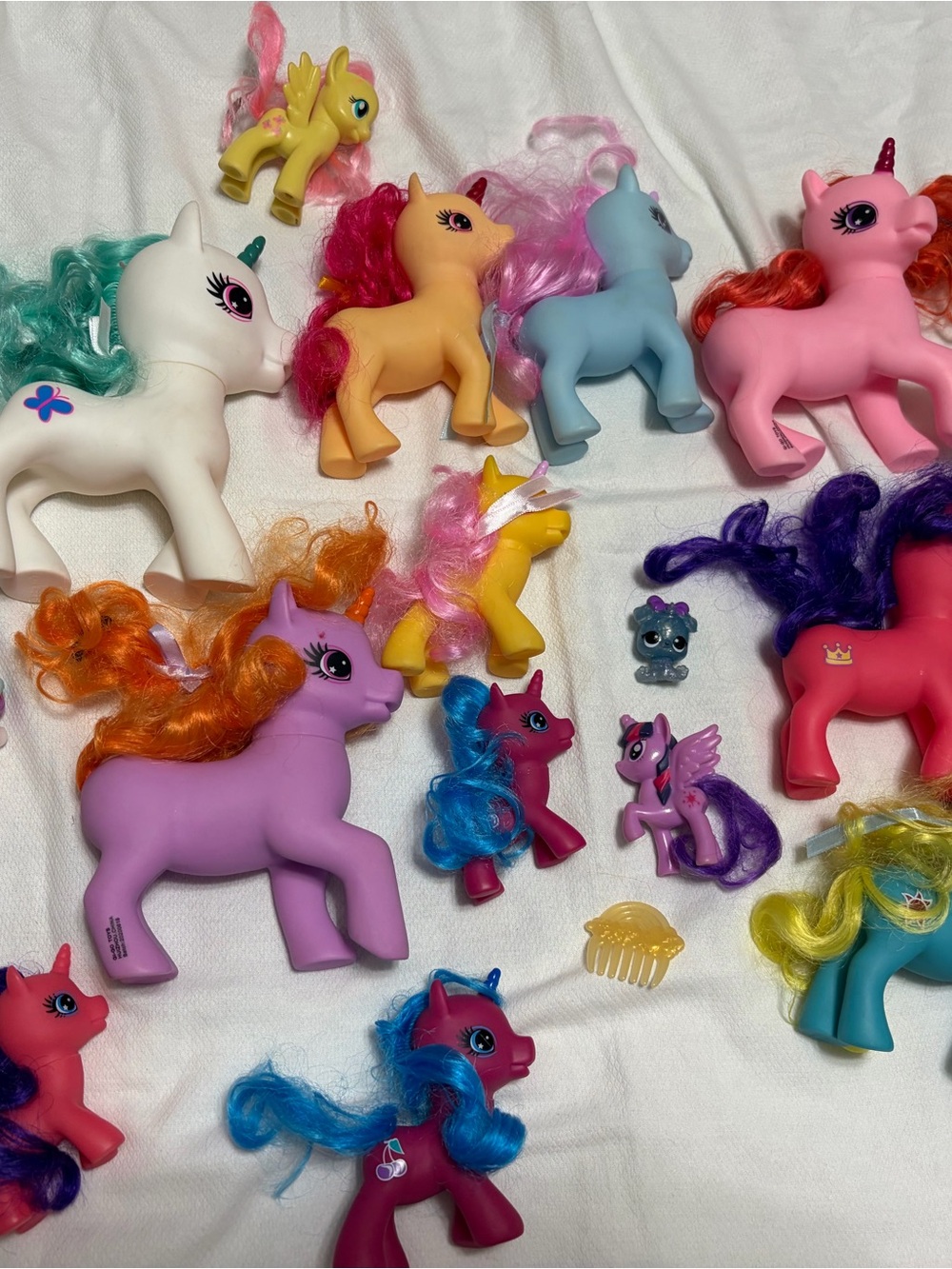 My Little Pony Multicolor Assorted Ponies - Pink Purple Blue Yellow Orange White